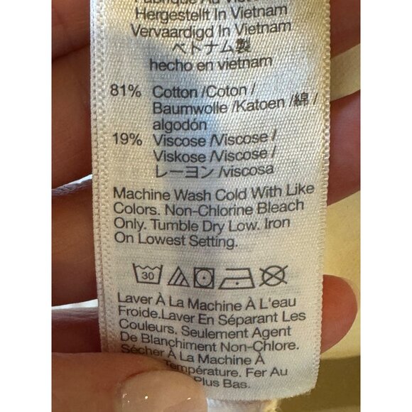 Madewell Shorts Women 28 Beige Vintage Canvas Garment Dyed Pull On Utility NWT - Picture 10 of 11